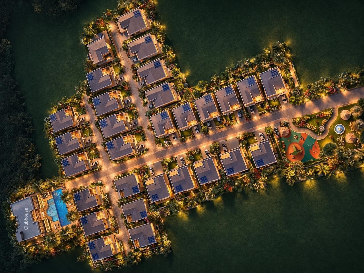 Lush Kerala forest canopy